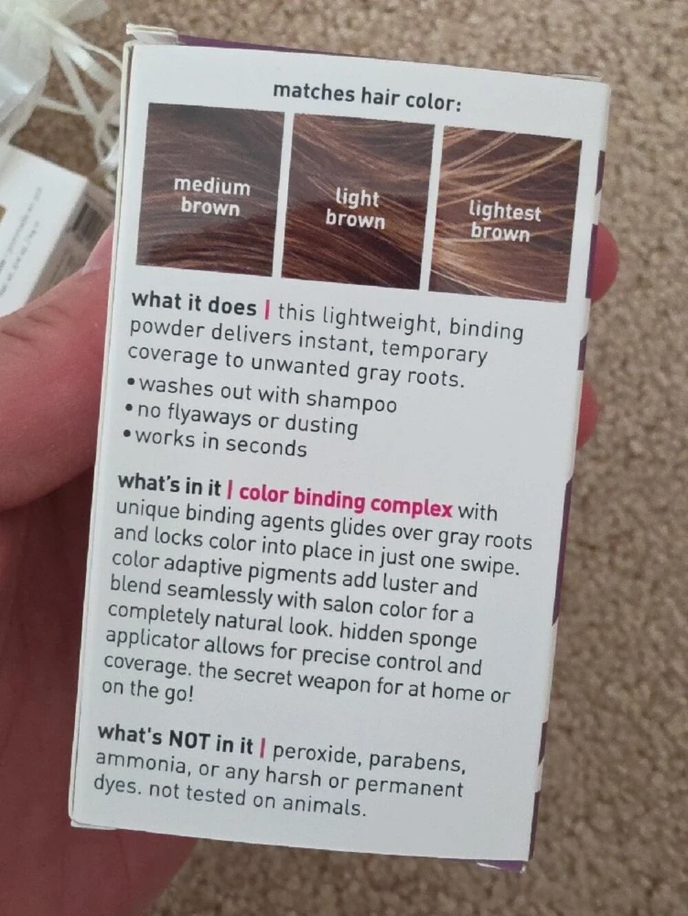 Root Touch-Up Gray Coverage And Others Set